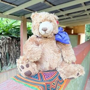 GUND Teddy Bear Plush‎ Blue Bow Kohl's Cares Exclusive Stuffed Animal Toy Doll